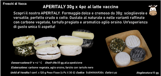 APERITALY 30g x 4pz al latte vaccino