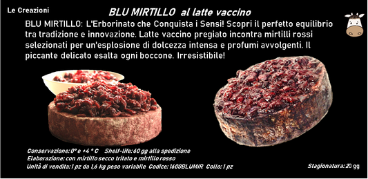 BLU MIRTILLO al latte vaccino 1,6 kg ca.