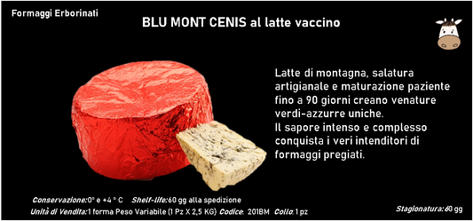 BLU MONT CENIS al latte vaccino 2,5 kg ca.