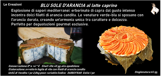 BLU SOLE D’ARANCIA al latte caprino 2,8 kg ca.