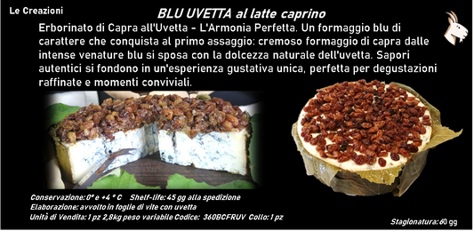 BLU UVETTA al latte caprino 2,8 kg ca.