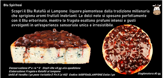 BLU & RATAFIA’ AL LAMPONE al latte vaccino