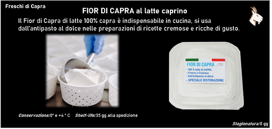 FIOR DI CAPRA al latte caprino 400 g ca.