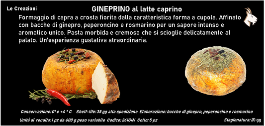 GINEPRINO al latte caprino 600 g ca.