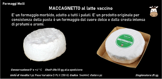 MACCAGNETTO al latte vaccino 250 g ca.