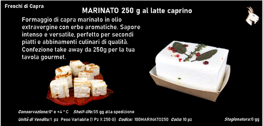 MARINATA al latte caprino 250 g ca.