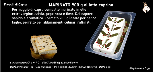 MARINATA al latte caprino 900 g ca.
