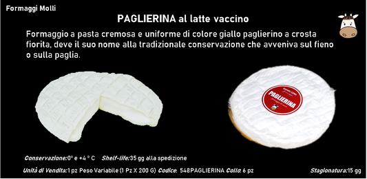 PAGLIERINA al latte vaccino 200 g ca.