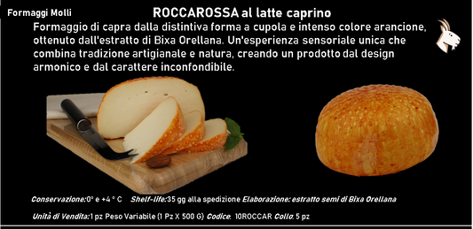 ROCCAROSSA al latte caprino 500 g ca.