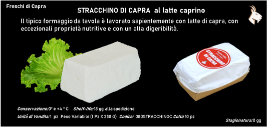 STRACCHINO DI CAPRA  al latte caprino 250 g ca.