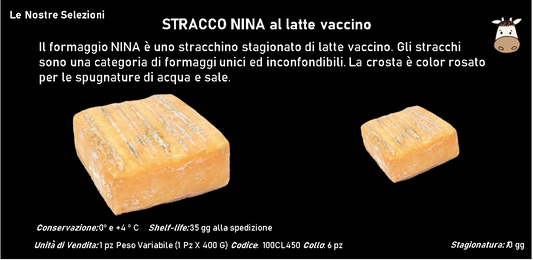STRACCO NINA al latte vaccino 400 g ca.