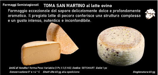 TOMA SAN MARTINO al latte ovino
